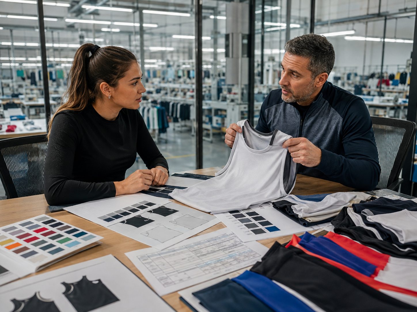 Custom sportswear order requirements