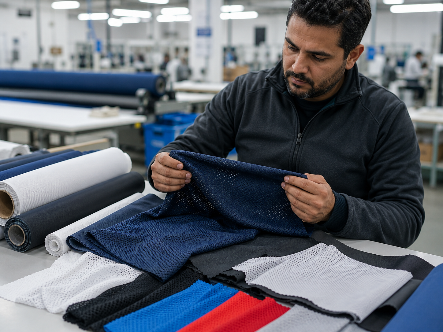Sportswear fabric selection